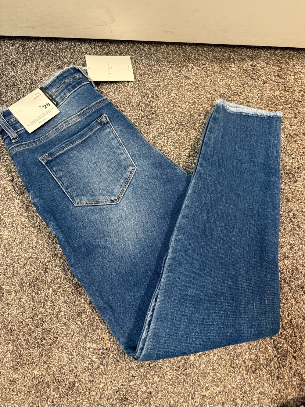 NWT Kancan wide waistband stretch skinny jeans 9 28